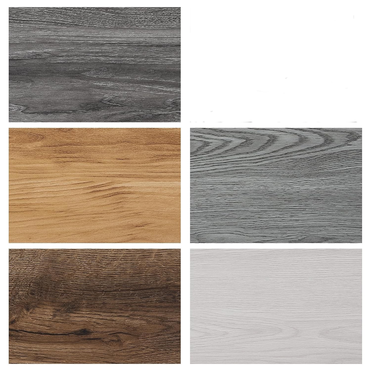 Peel and Stick Floor Tile Vinyl Flooring, Waterproof Vinyl Plank Flooring 5-Pack