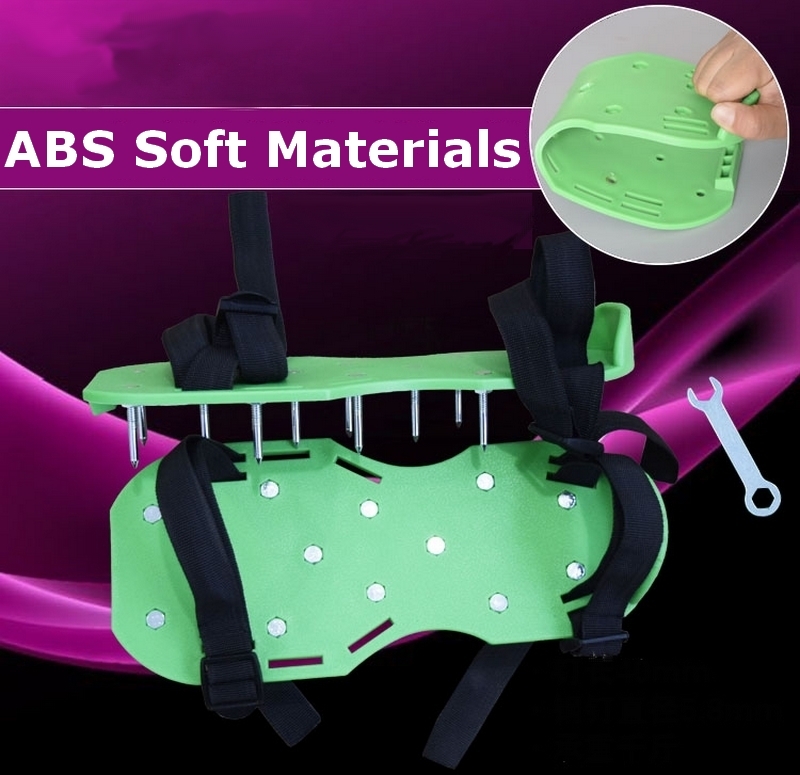 One Pair Soft Rigid Spiked Shoes Epoxy Self Leveling Flooring Aeration Latex