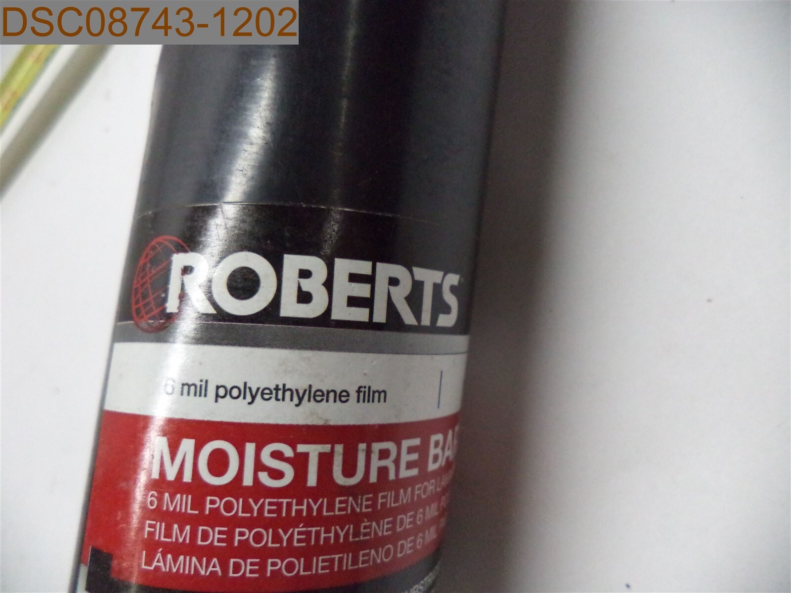 Roberts Moisture Barricade, 10ft x 12ft, 6mil polyethylene film, 075378701156