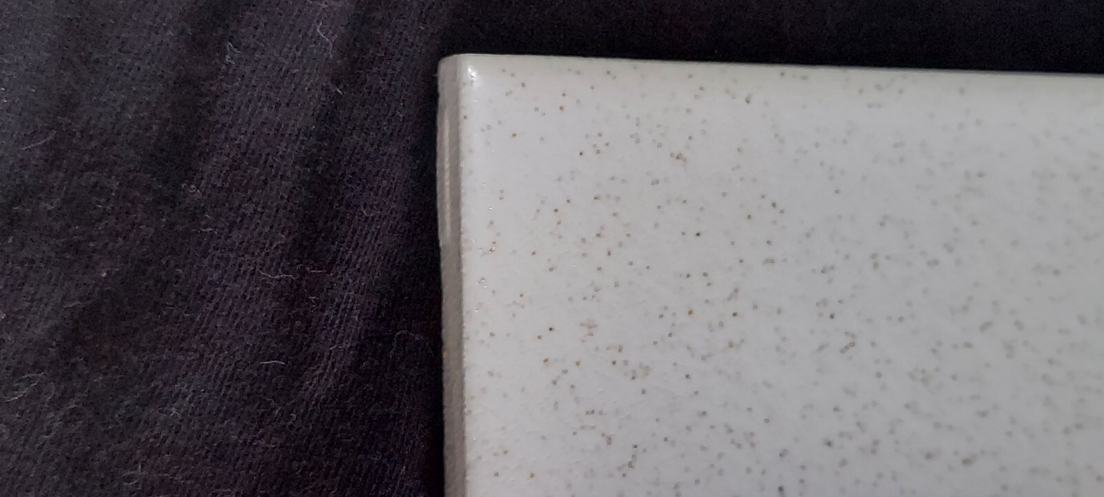 1 pc. Crown Gold Mist Ceramic Tile 4-1/4″ Glossy Speckled
