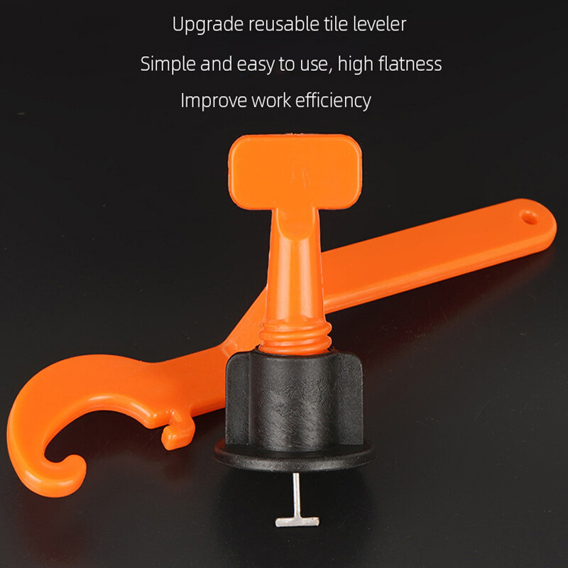 25pcs Tile Leveling System for Tile Laying Level Wedges Alignment Spacer Leveler