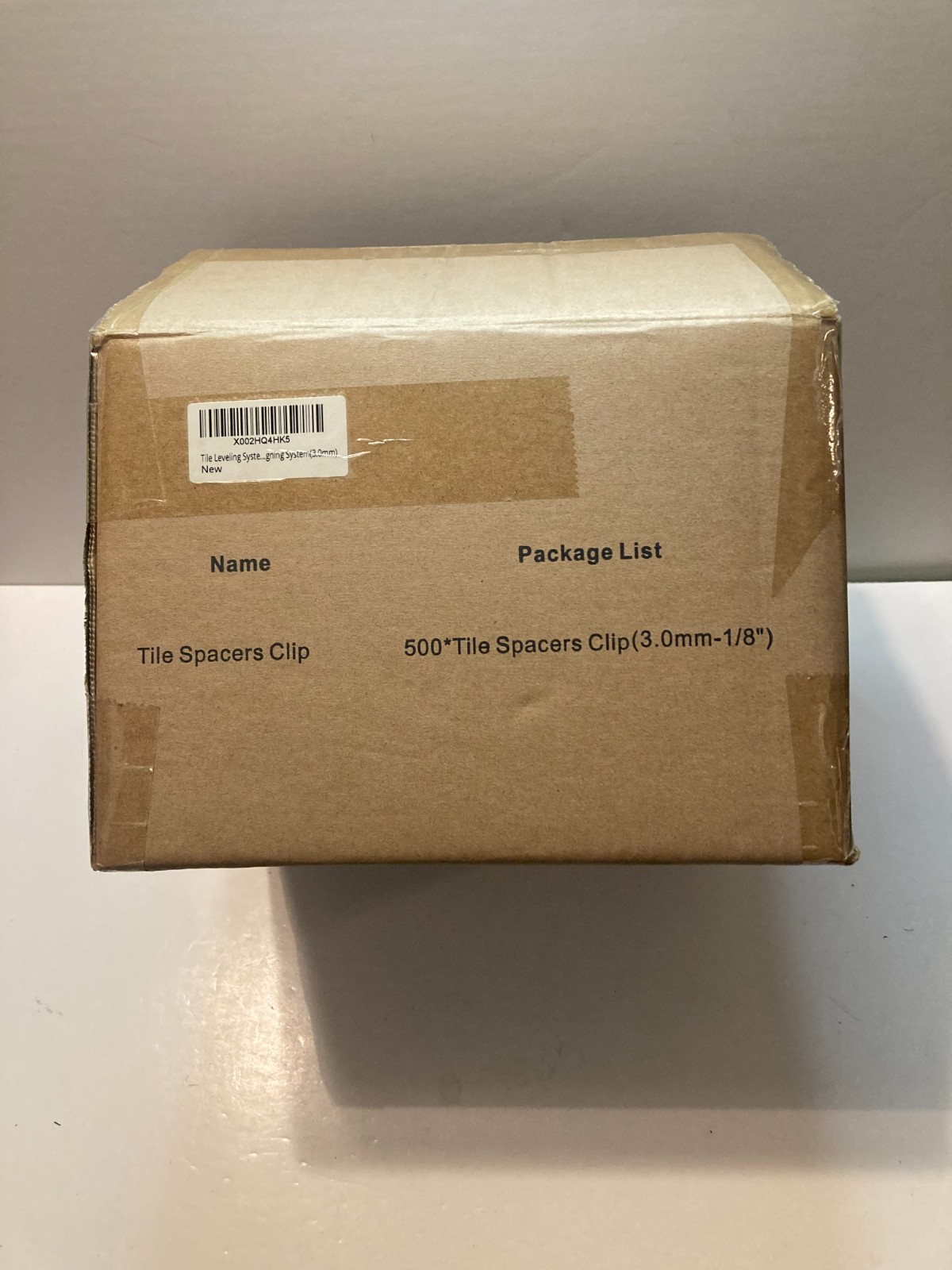 NEW 500 Pieces Tile Spacers Clip 3.0mm-1/8″ 5 Packs of 100