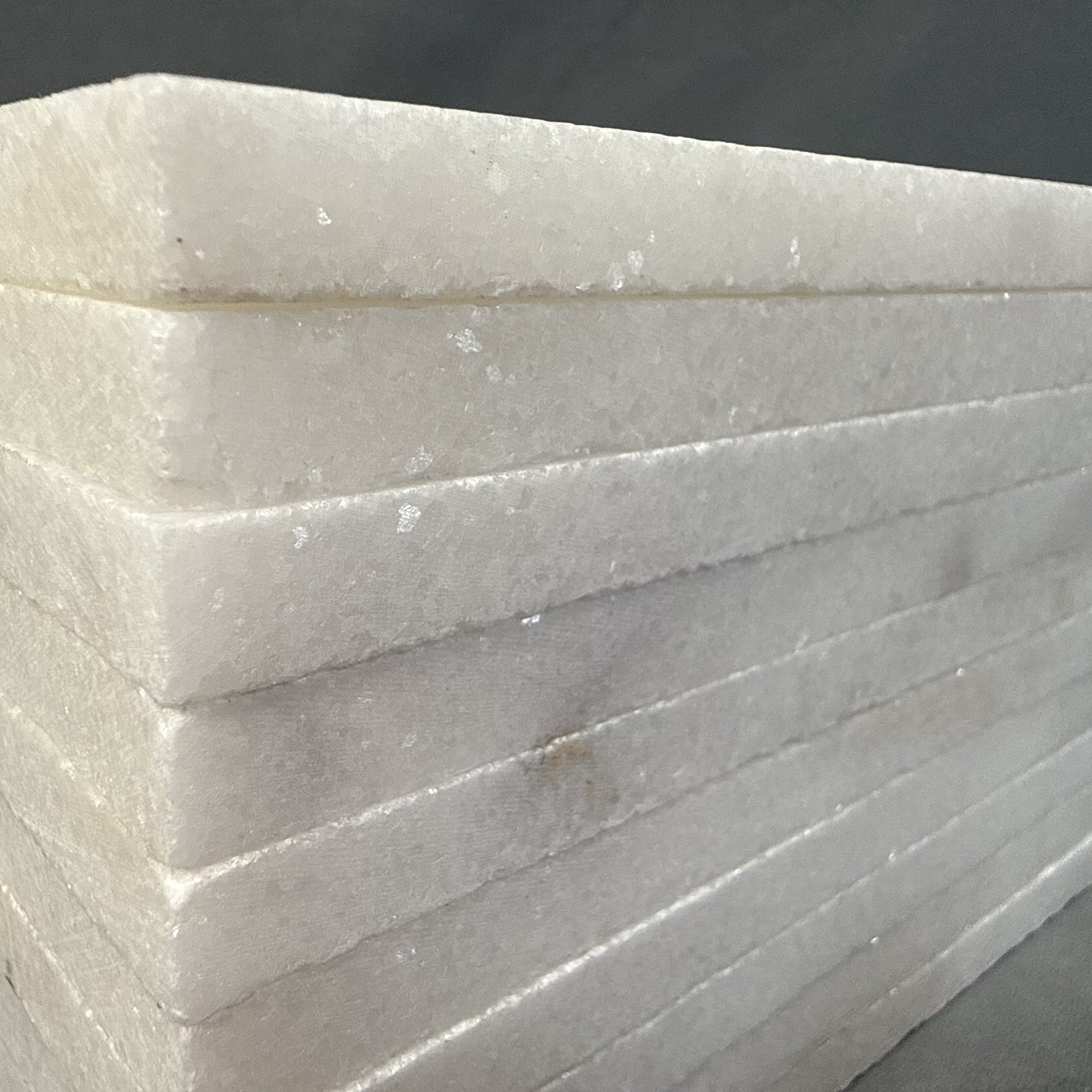 Lot of 10 Carrara White 6×3 Polished Marble Tile Wall Backsplash Bath Craft DIY