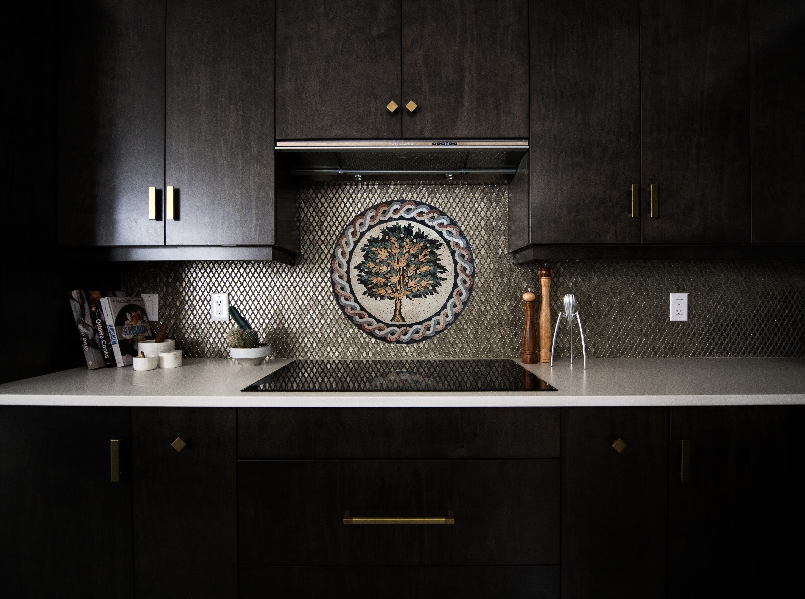 Tree of life Mosaic Kitchen Backsplash Handmade Marble Mosaic Tile