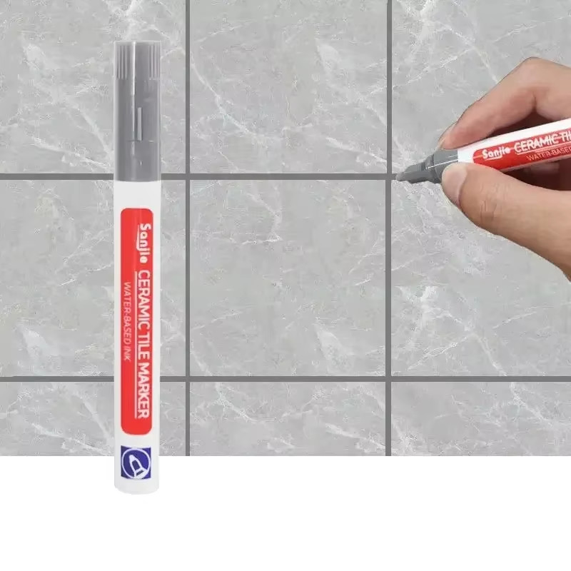 1/3 Pcs Waterproof White Marker Pen Wall Seam Repair Tiles Grout Markers Pens Fl