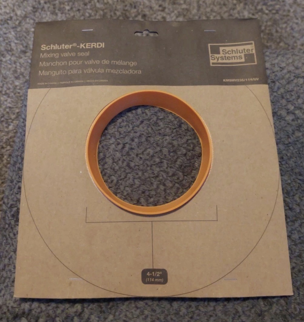 7 Pieces – Schluter Kerdi Mixing Valve Seals 4-1/2″ KMSMV235/114