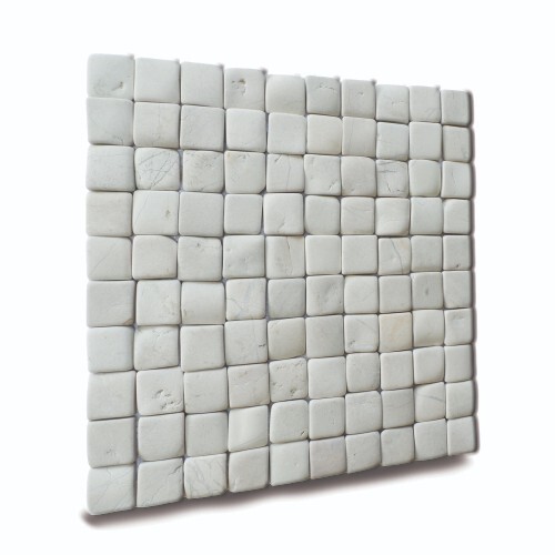 Molar 3 White Natural Stone Mosaic Wall & Floor Tile ($16.34/SqFt)