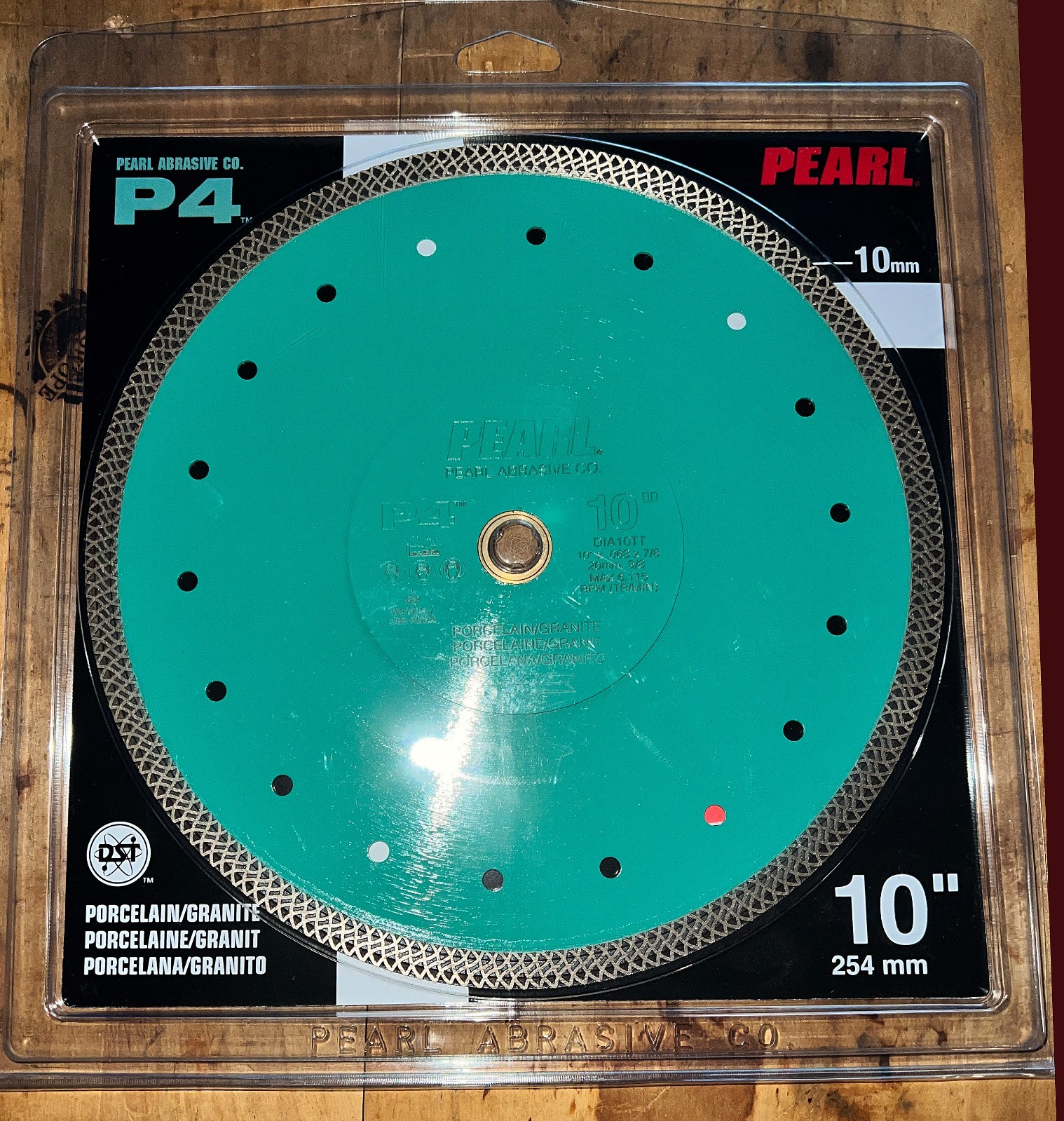 Pearl Abrasive P4 Turbo-Mesh Porcelain Blade 10″