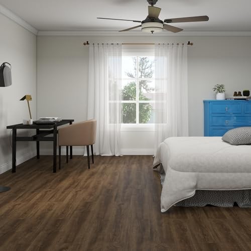Self-Adhesive Vinyl Flooring Plank Pack – 36×6 Inches – Split Chestnut Oak
