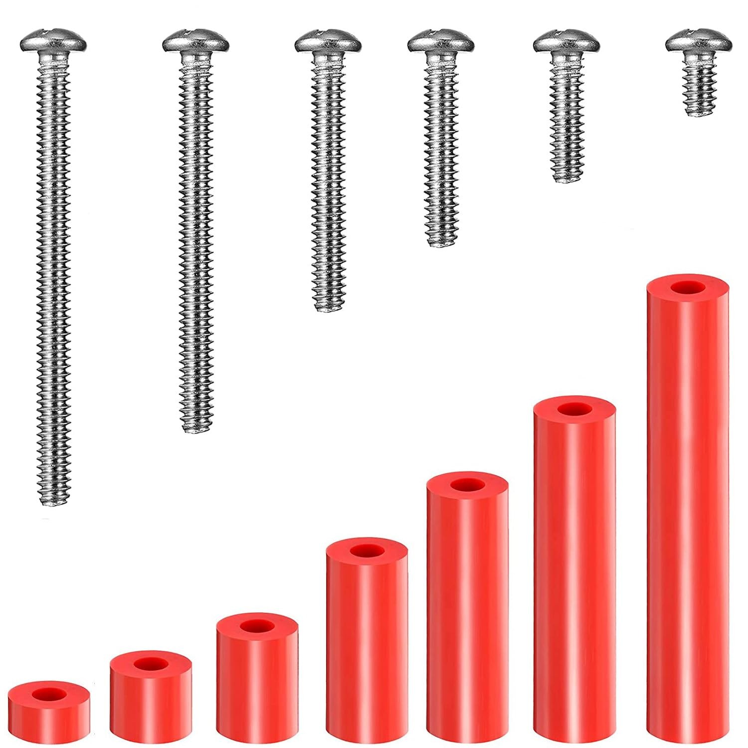 195 Pieces Electrical Outlet Extender Kit 105 One Size, red