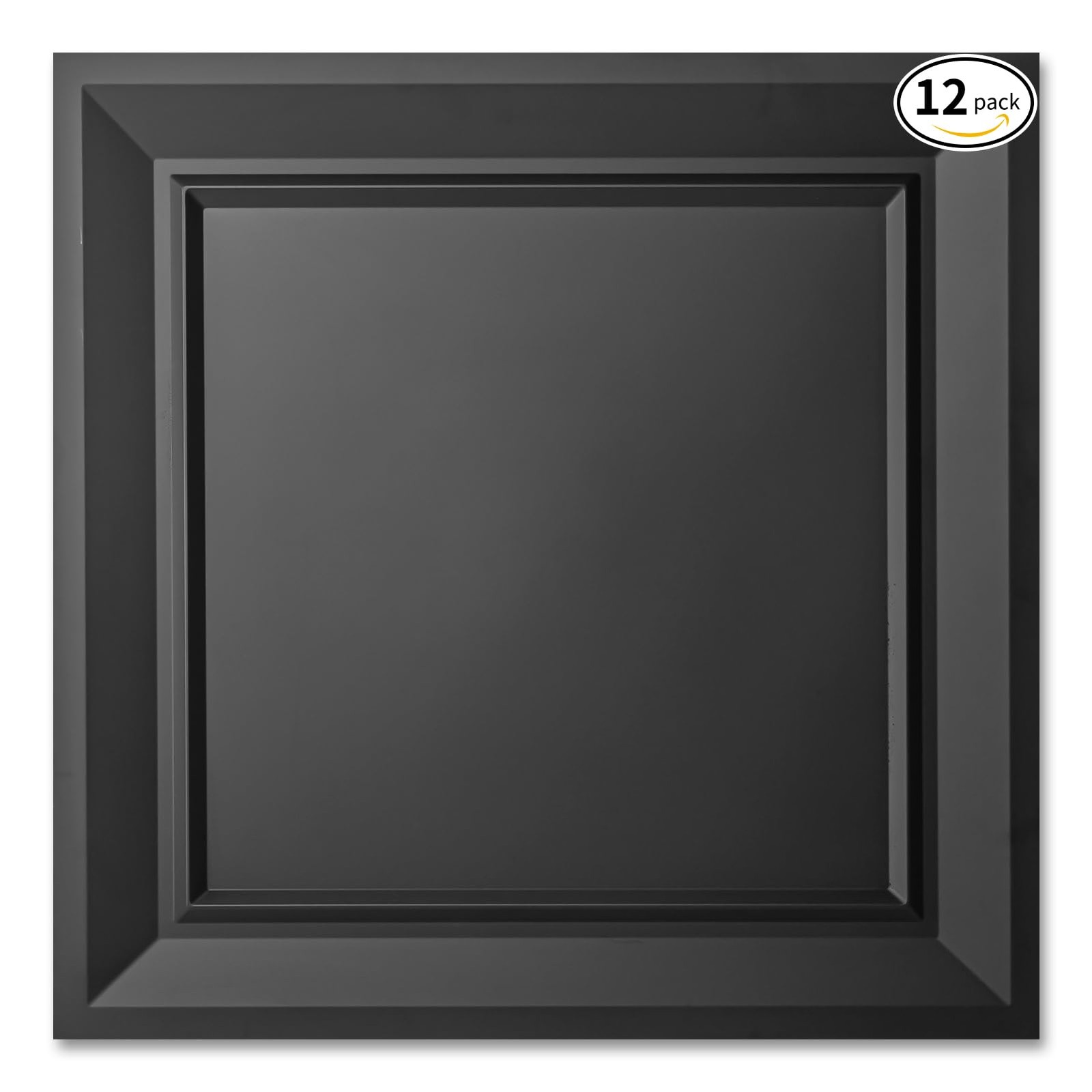 24 x 24 Drop Ceiling Tiles, 12 Pack Drop in System High Grade PVC Wall Panels…