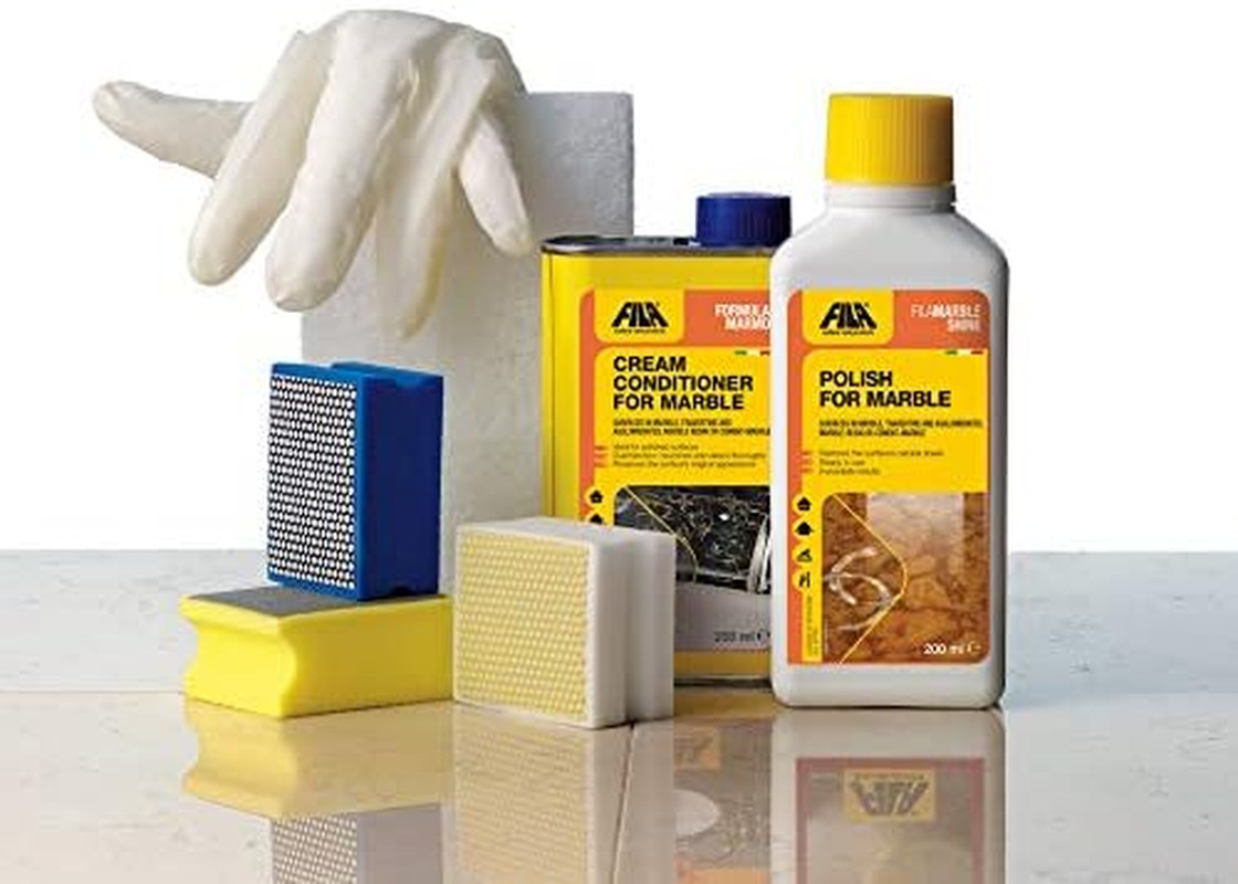 Marble Restoration Kit – 28 OZ Polisher for Marble, Travertine & Limestone Care