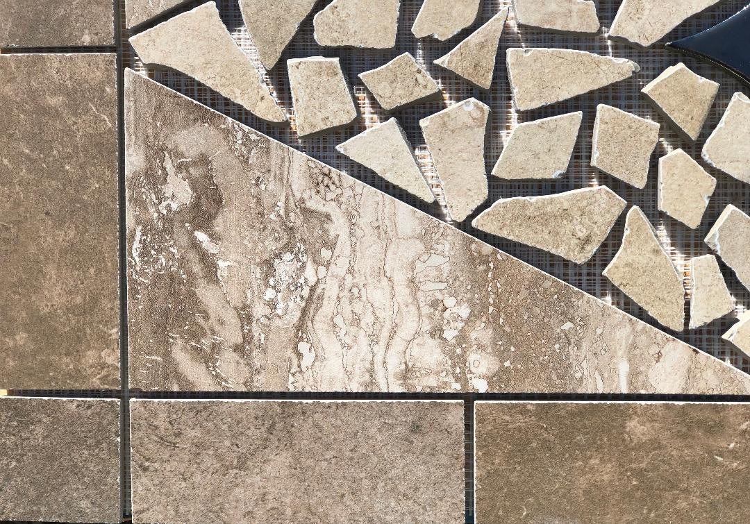 26 9/16″ x 15 3/8″ Tile Medallion – Daltile Affinity & Exquisite tile series