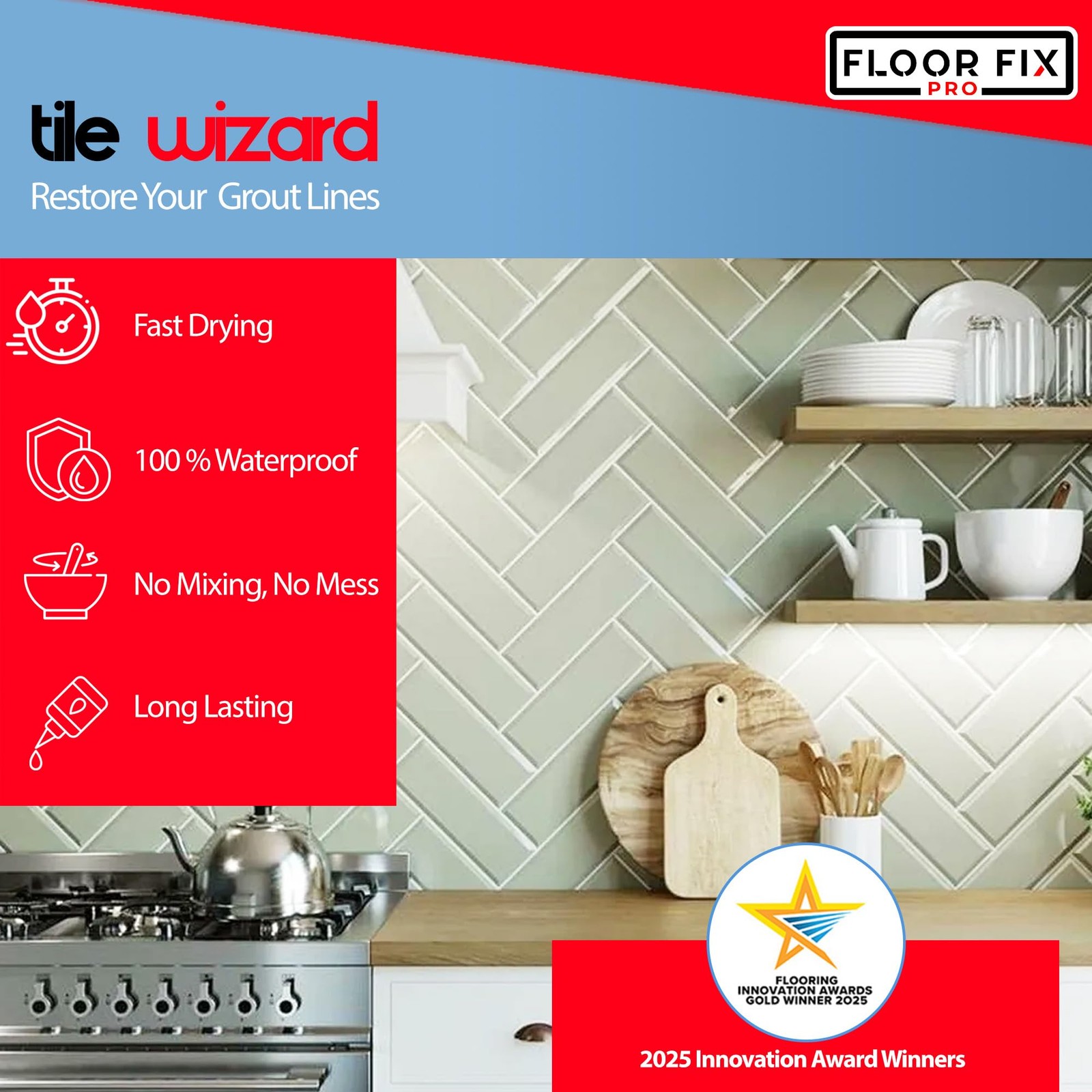 White Grout Pen Tile Grout Paint Marker from | Waterproof Grout Colorant & Se…