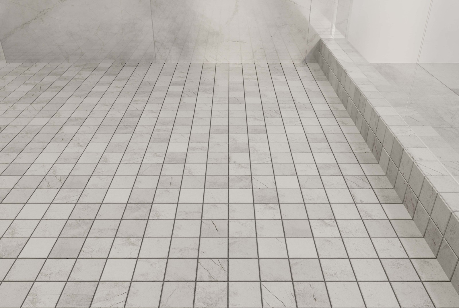 Cruz Bay Studio MKT61166 Pierre – 12″ x 24″ Square Floor and Wall – Light Grey