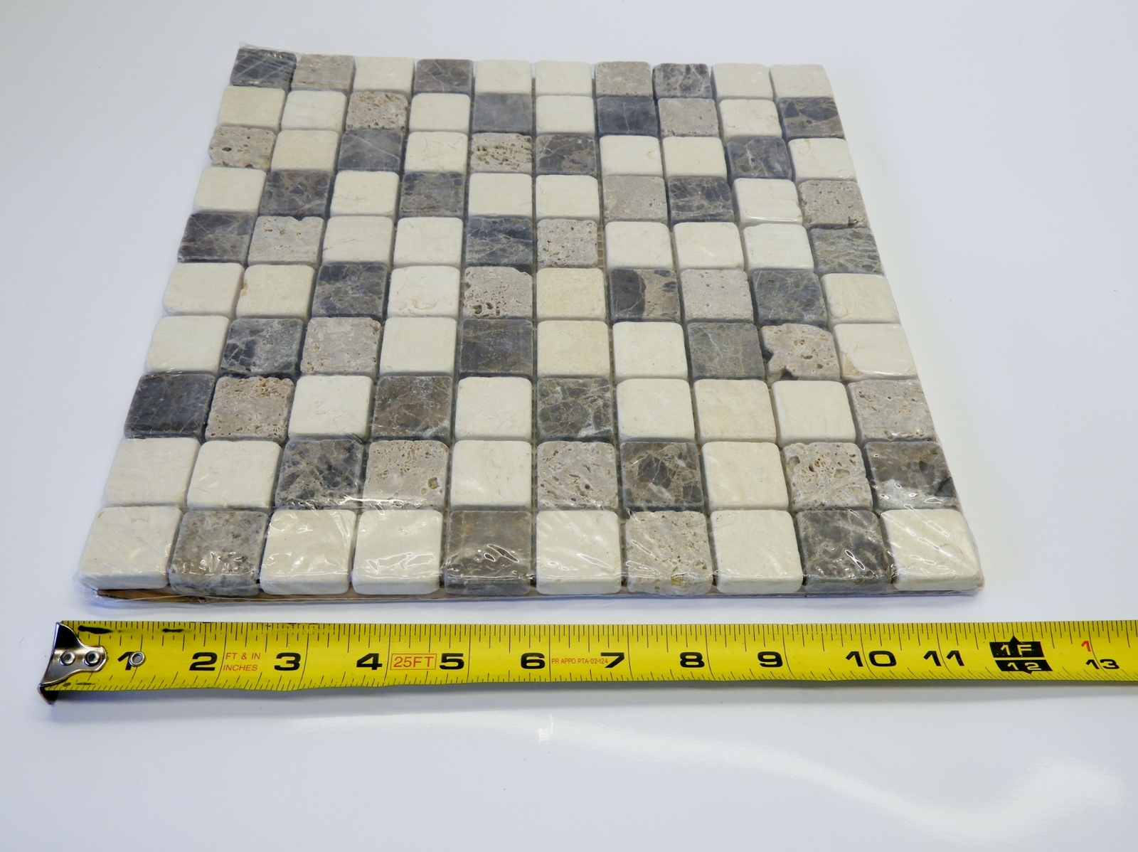(10 sq ft) Emperador Mossaic Tile Back Splash Marble 10x 11.75″x11.75″x9mm