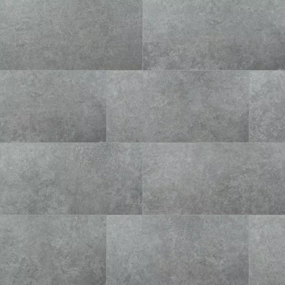 Lunar Silver 2 Cm. X 24 In. X 24 In. Matte Porcelain Stone Look Paver Tile (8 Sq