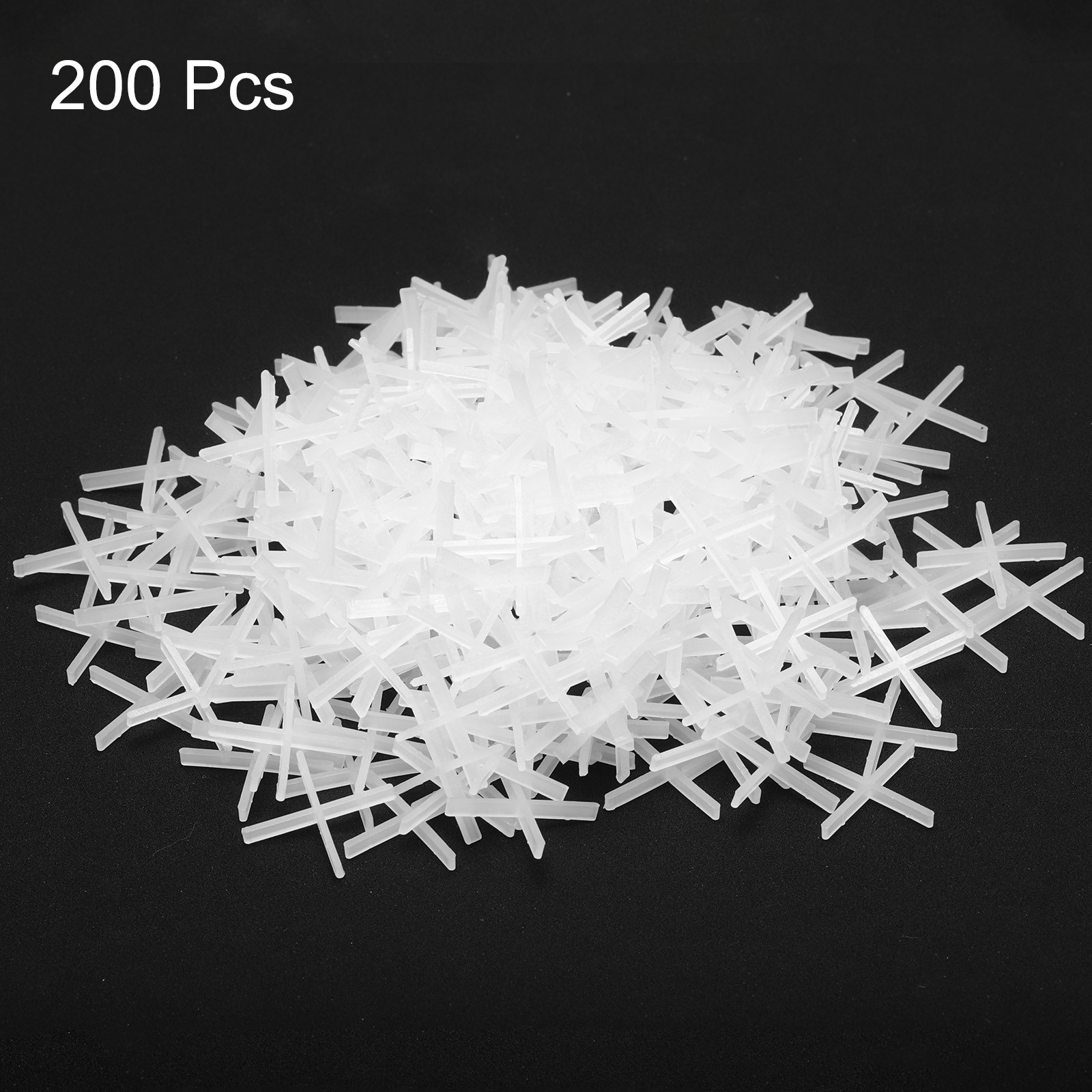 200pcs Tile Spacers 1mm Hard Plastic Cross Tiles Leveler Spacer for Ceramic