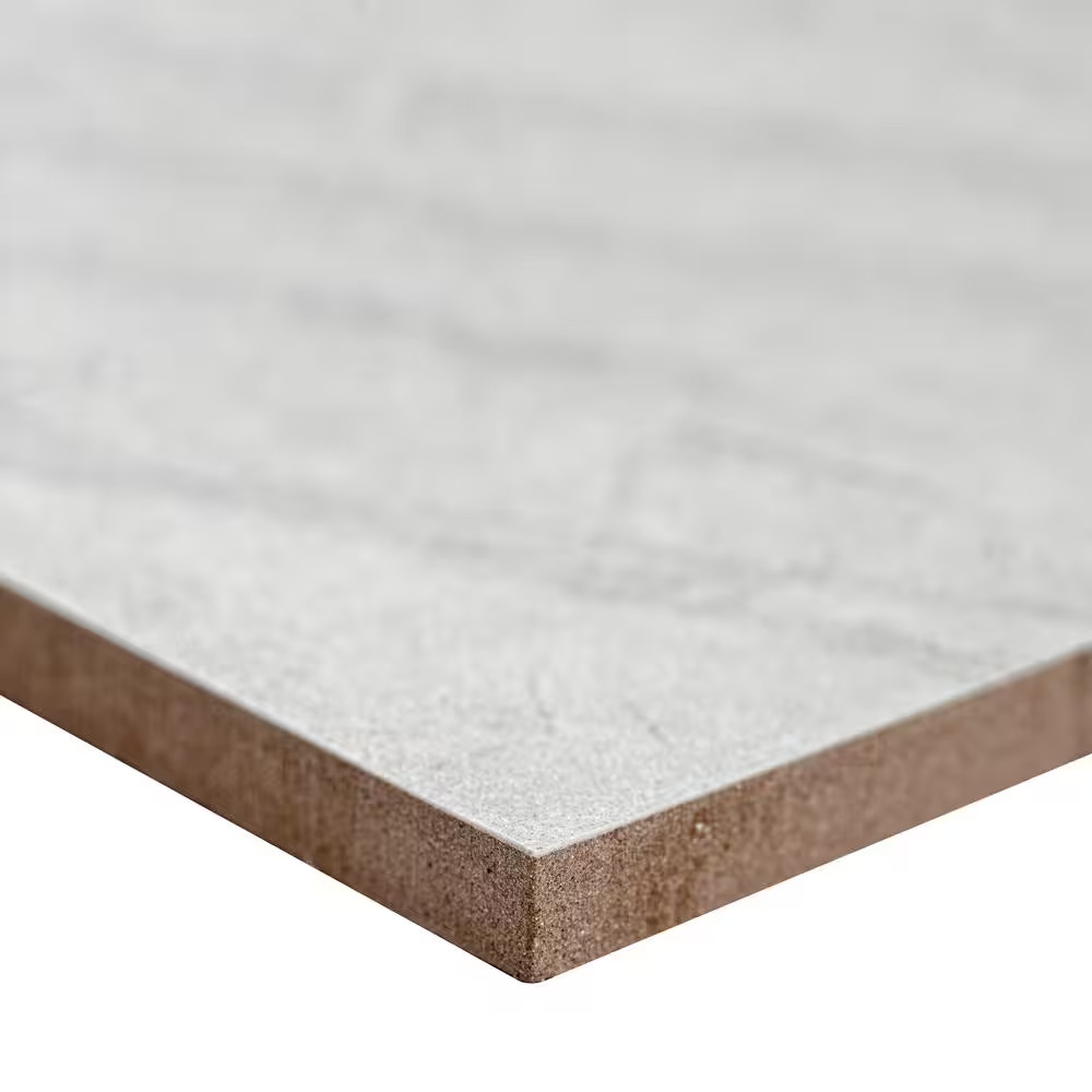 Vigo White 12 In. X 24 In. Matte Stone Look Ceramic Floor and Wall Tile (16 Sq.