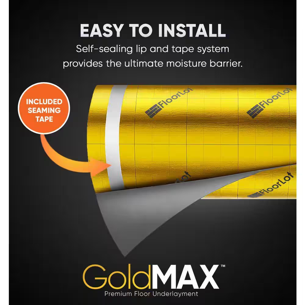 Goldmax 200 Sq. Ft. 3.58 Ft. X 56 Ft. X 3 Mm Premium Underlayment for Laminate H