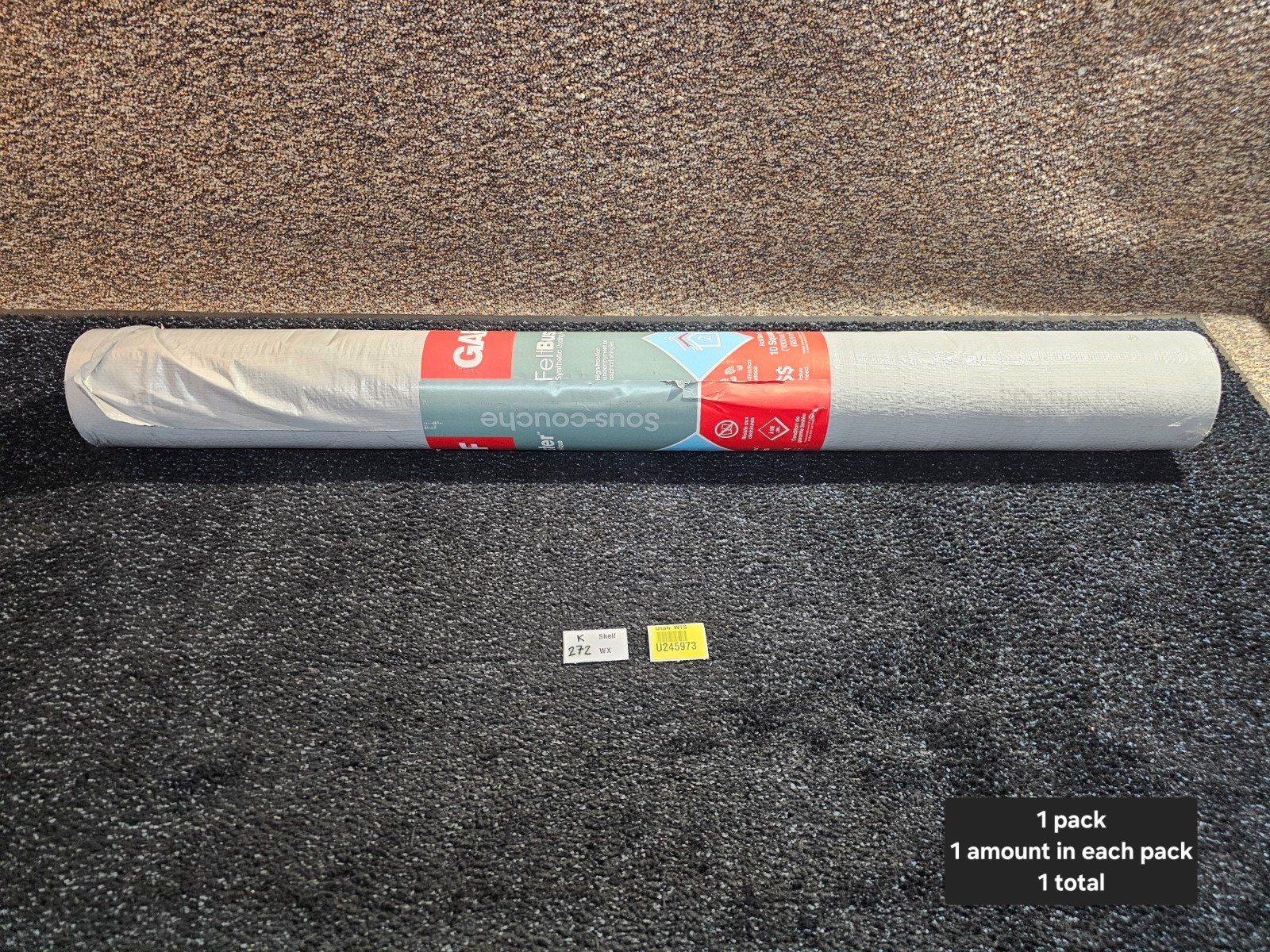 GAF 0973 FeltBuster 48-in x 250-ft 1000-square ft. Synthetic Roof Underlayment