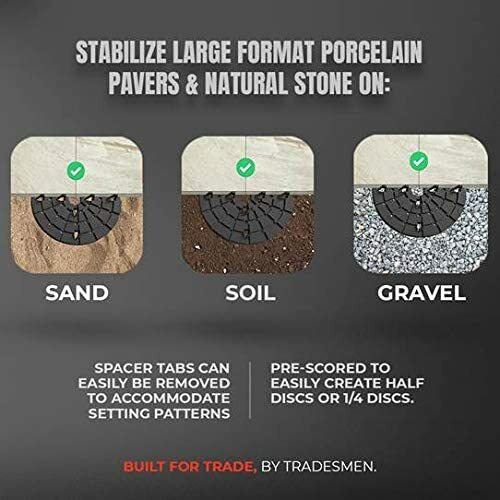 Eventile 1/8″ Large Format Porcelain Tile Spacer and Natural Stone Paver Spacer