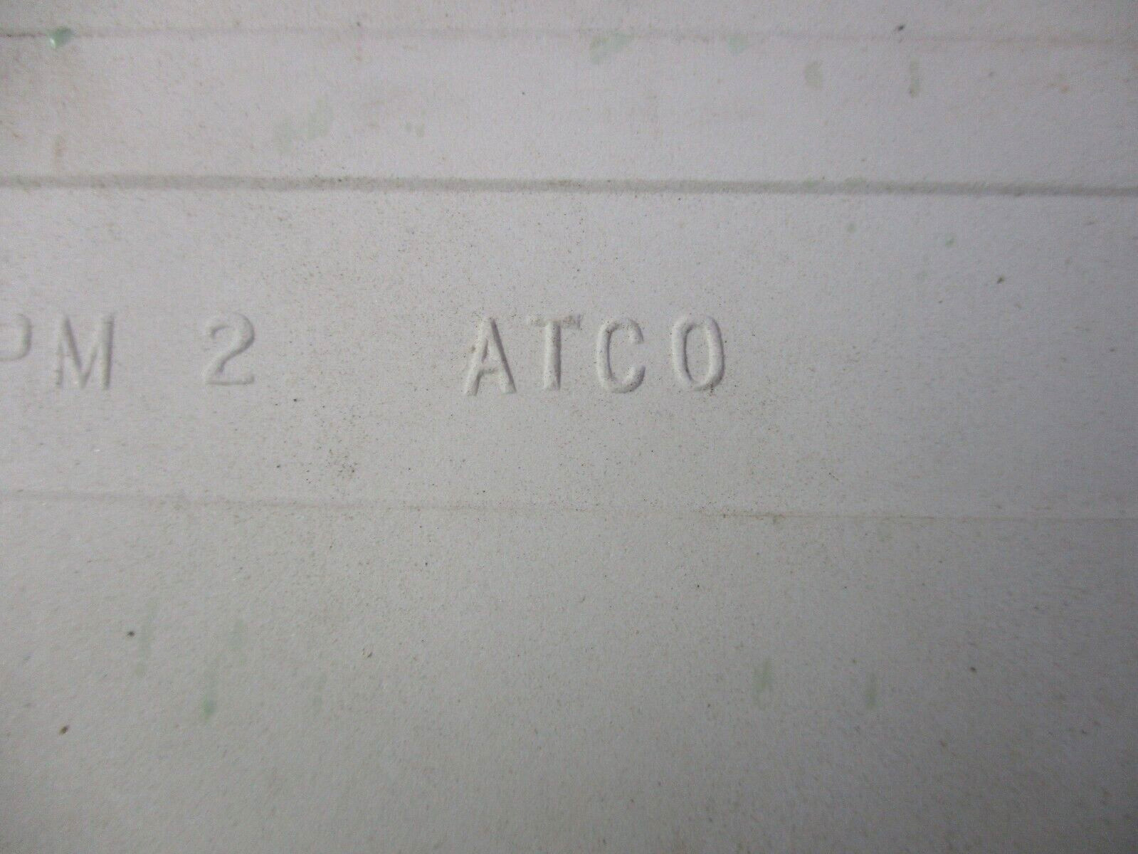 1 Wall Tile Atco USA 4-3/8″ Gloss Light Pastel Green Ceramic 1950s Retro Vtg MCM