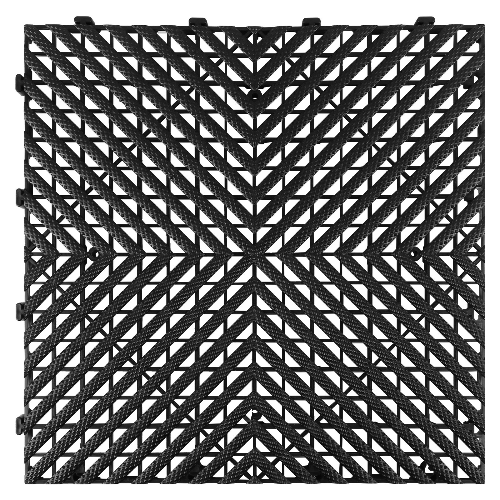 30/60Pcs Interlocking Garage Floor Tiles 15.75” x 15.75” Garage Flooring Mat