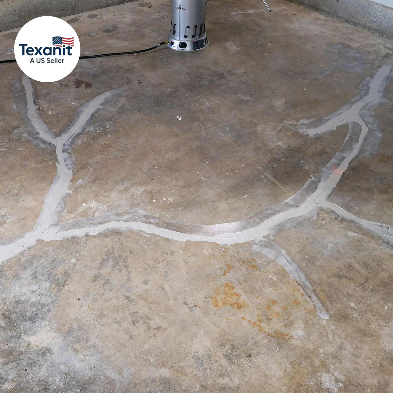 Floor Patch Epoxy Gel Kit (4 Lb 150 to 200 Sq Ft Coverage) Strong and Flexible E