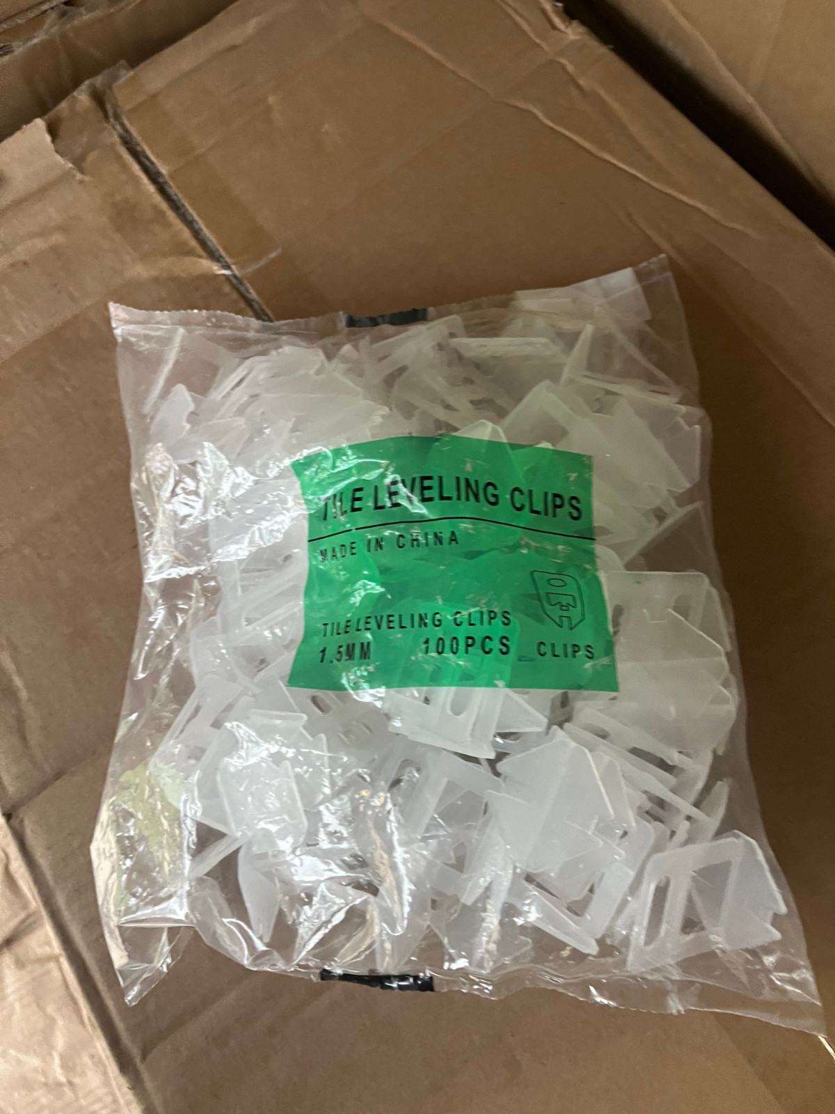 Tile Leveling Clips 1.5mm  1/16– 3,000 pcs per Box – Only $80!
