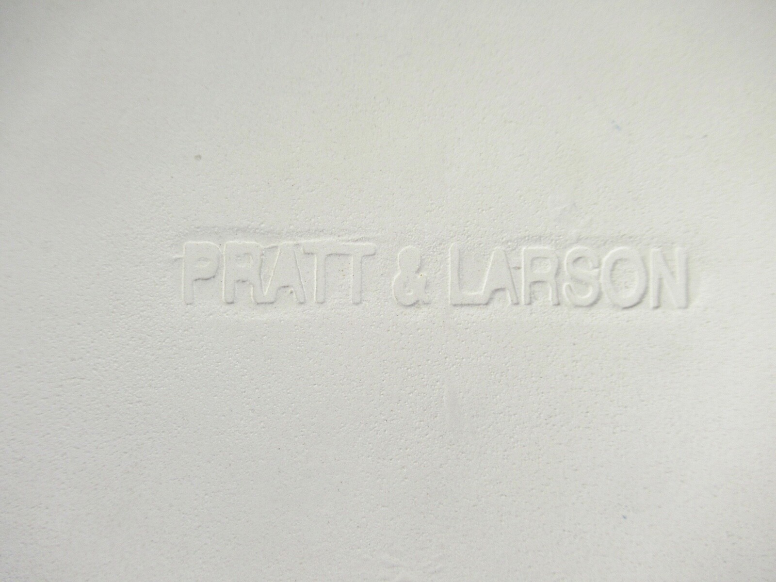 HTF PRATT & LARSON FLOW MULBERRY & BABY BLUE IRIS 6” TILE UNUSED