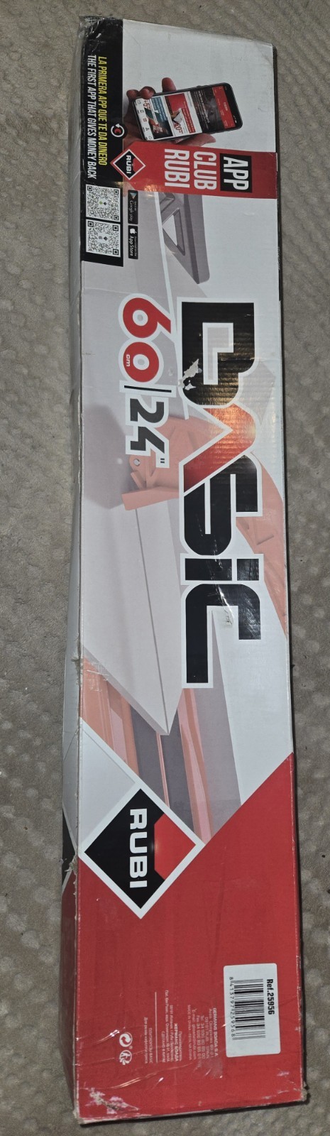 Rubi Easy Cuts Basic 61/24 Manual Ceramic Tile Cutter Cutting Tool Open Box