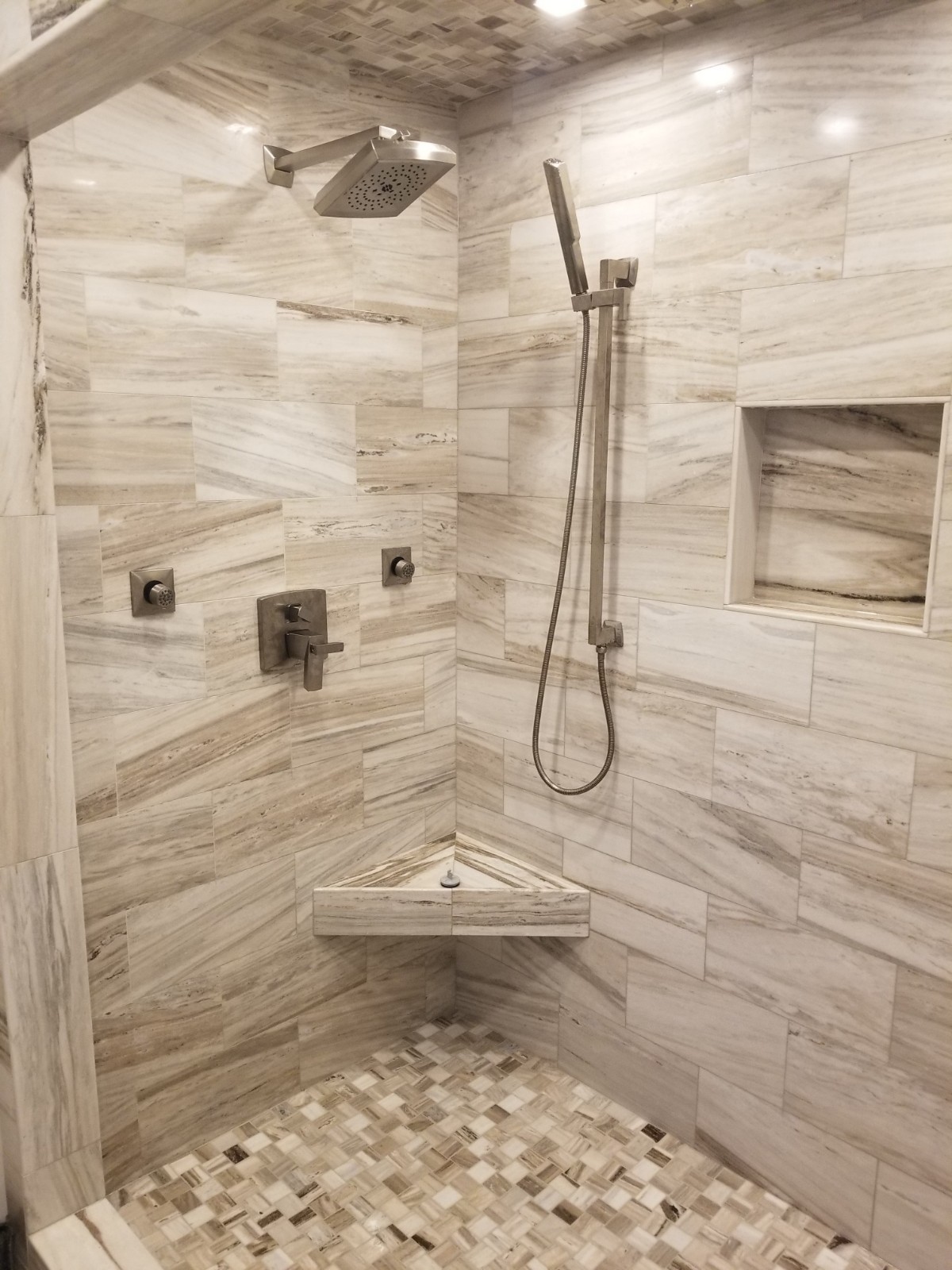 Palissandro Marble Basketweave Mosaics 2×2 WALL BACKSPLASH TILE shower 12 x12