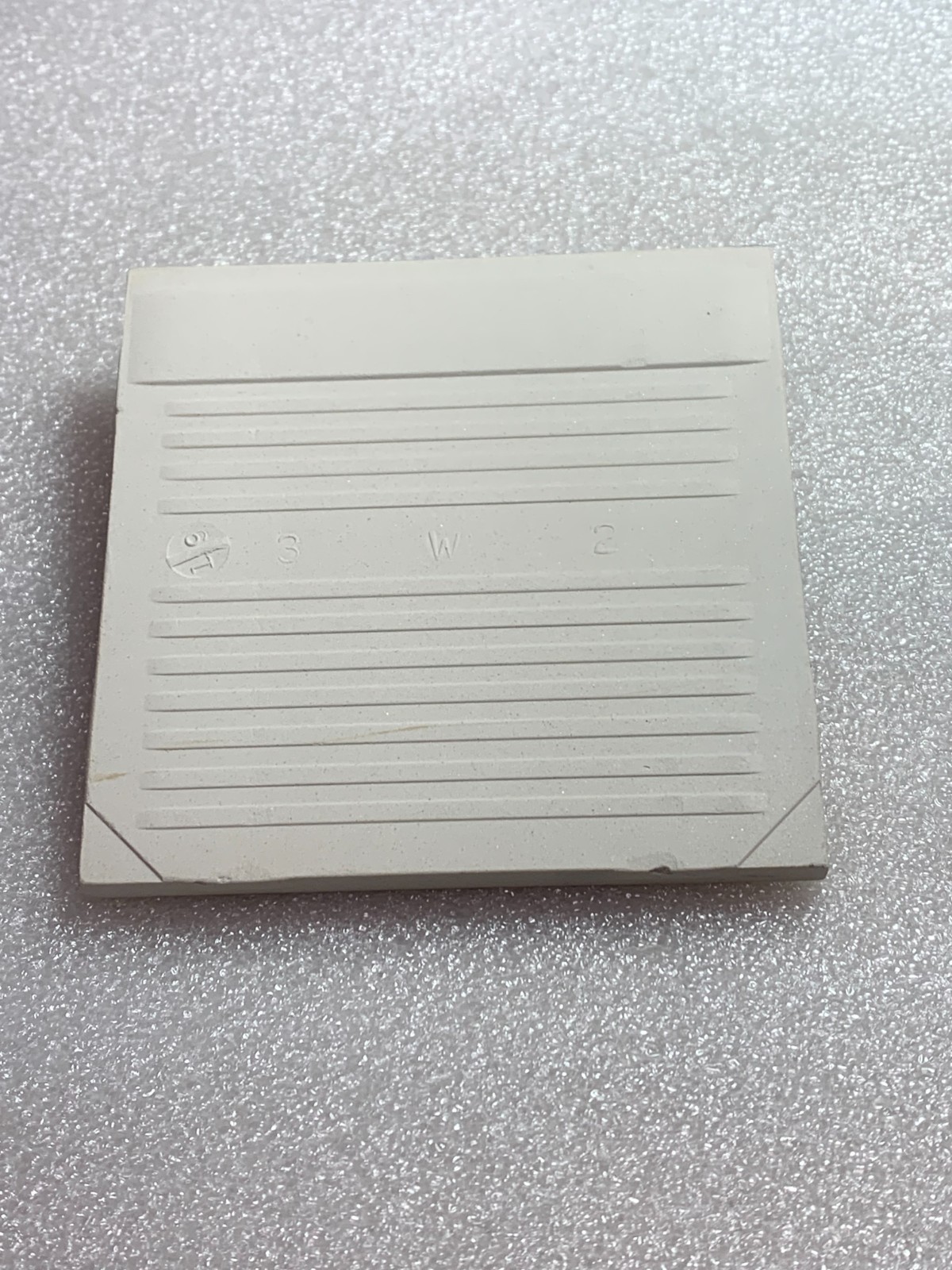 New Vtg Wenczel Tile Co Ceramic Suntan #221 Bullnose Gloss 4 5/16″ x 4 5/16″