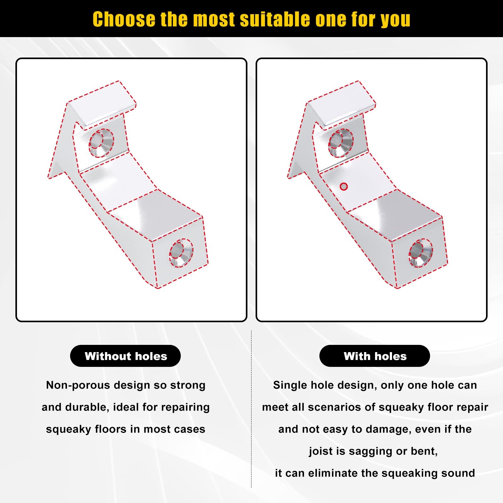 CNQLIS Squeaky Wood Relief Floor Repair Kit Can be Safely Used on Any 5/8 inc…