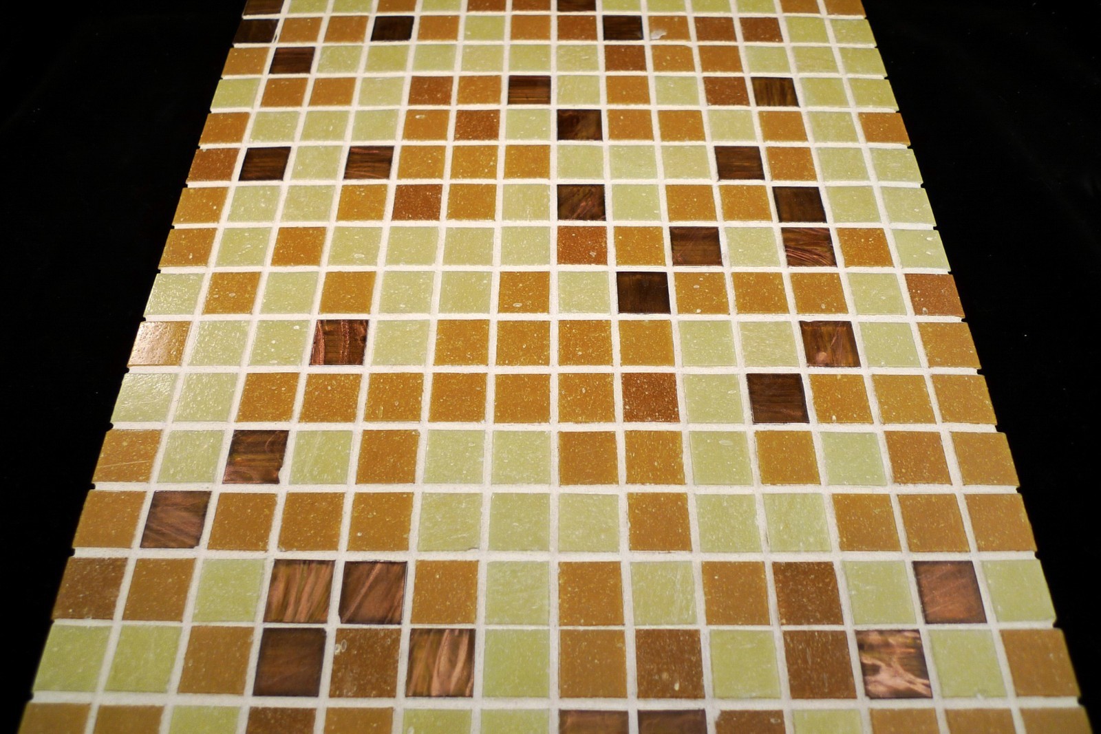 Mixed Autumn Color (Different shades of brown) Mosaic Glass Tile Kitchen & Bath