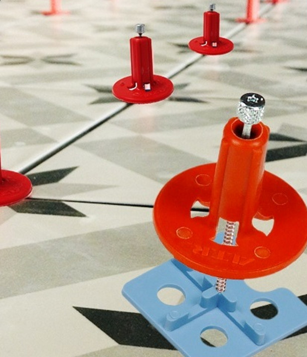 ATR Tile Leveling Alignment System for 380 sq ft DIY KIT, OFFSET Spacers