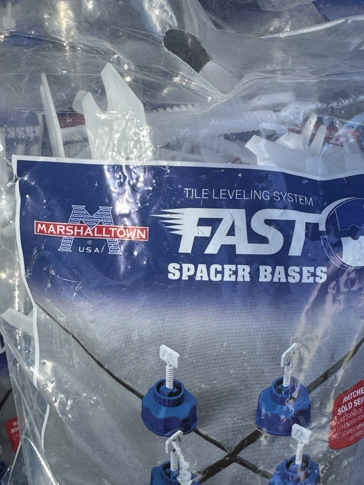 Marshalltown FASTcap Tile Leveling Spacer Bases 1/16″ 1.5mm X17 BULK
