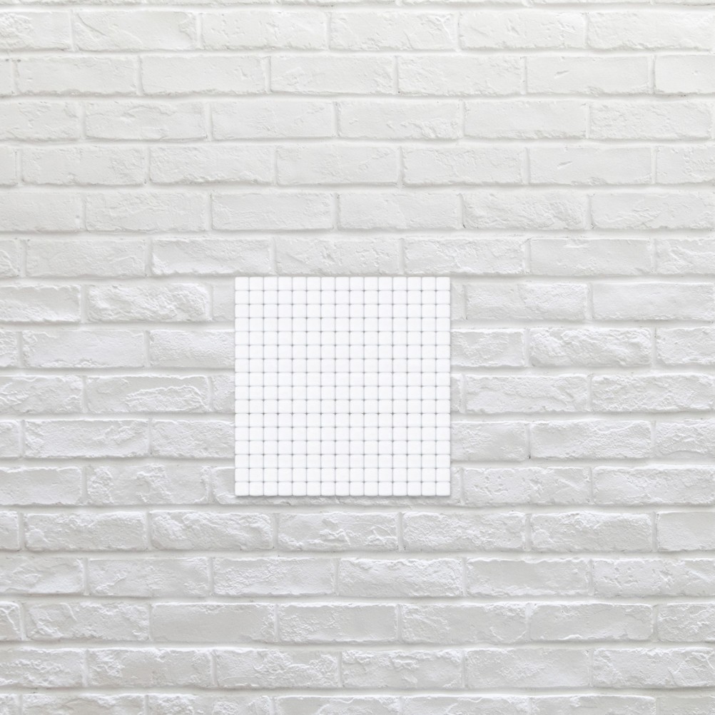 450Pcs Transparent Glass Mosaic Tiles Reusable 1x1cm Squares for Wall Decoration