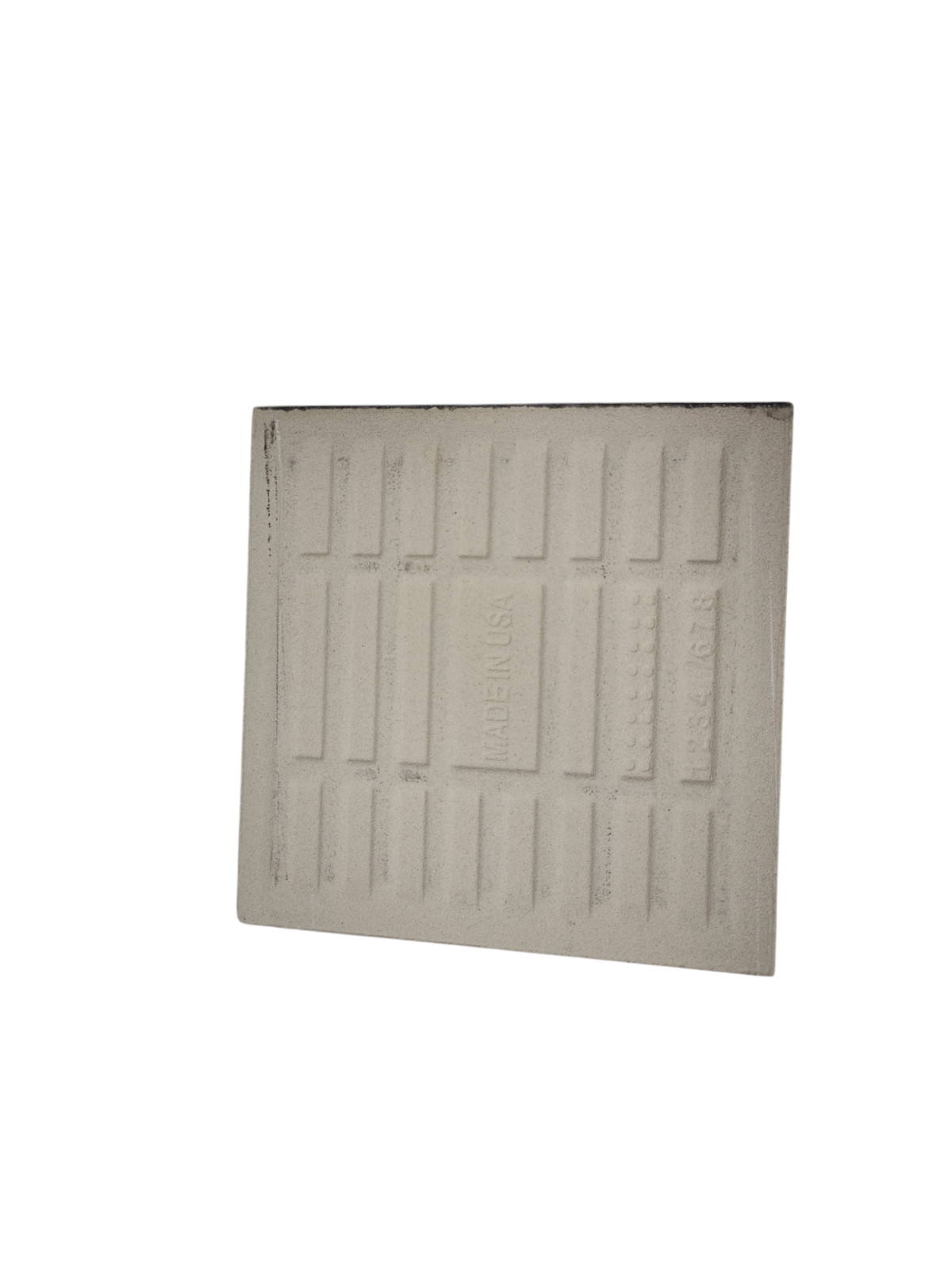 Dark Gray Ceramic Tile 4.25 in Subway Square Shower Backsplash Mid Century Grey