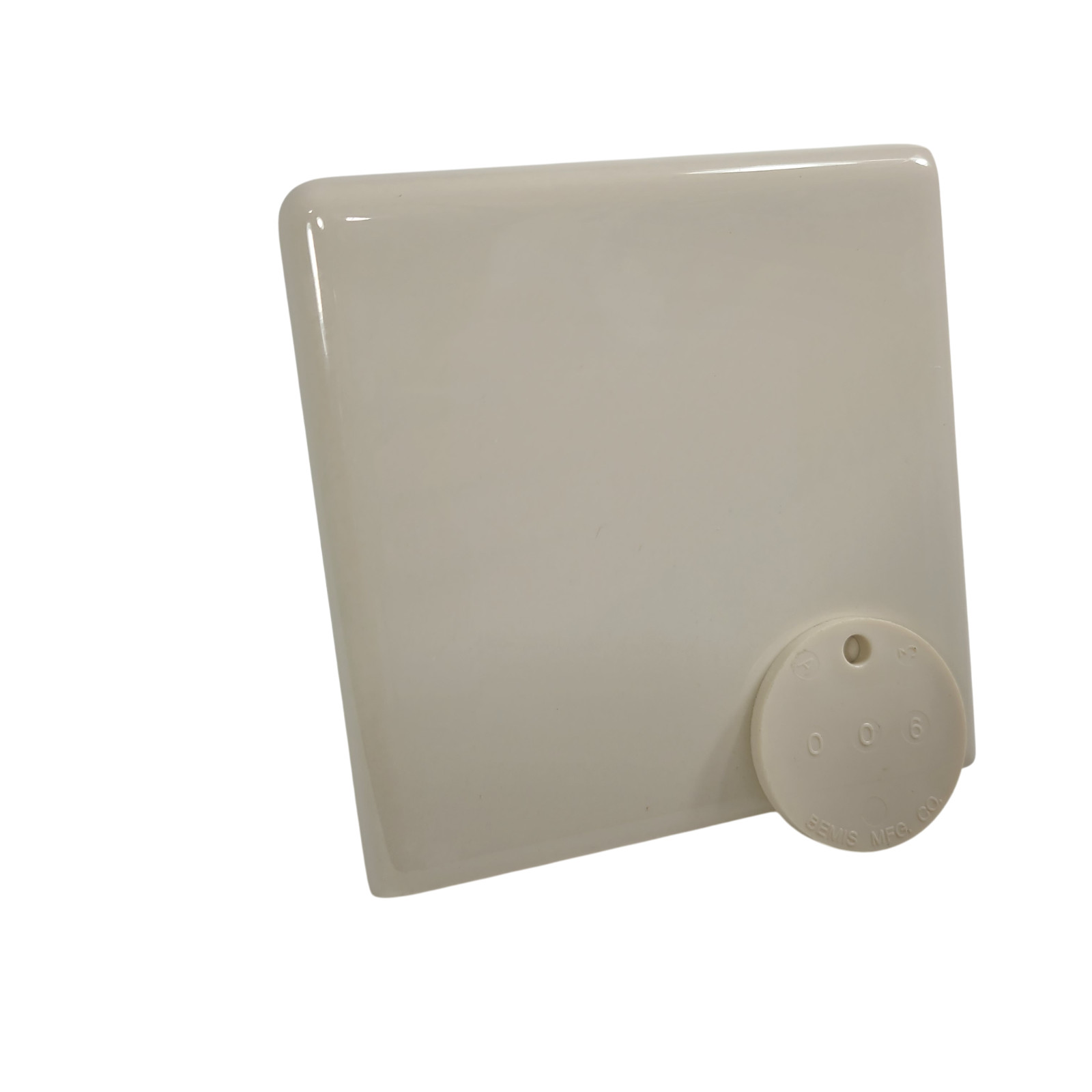 Beige Almond Bone 4.25 in Ceramic Tile Bullnose Shower Corner Subway Curved Edge