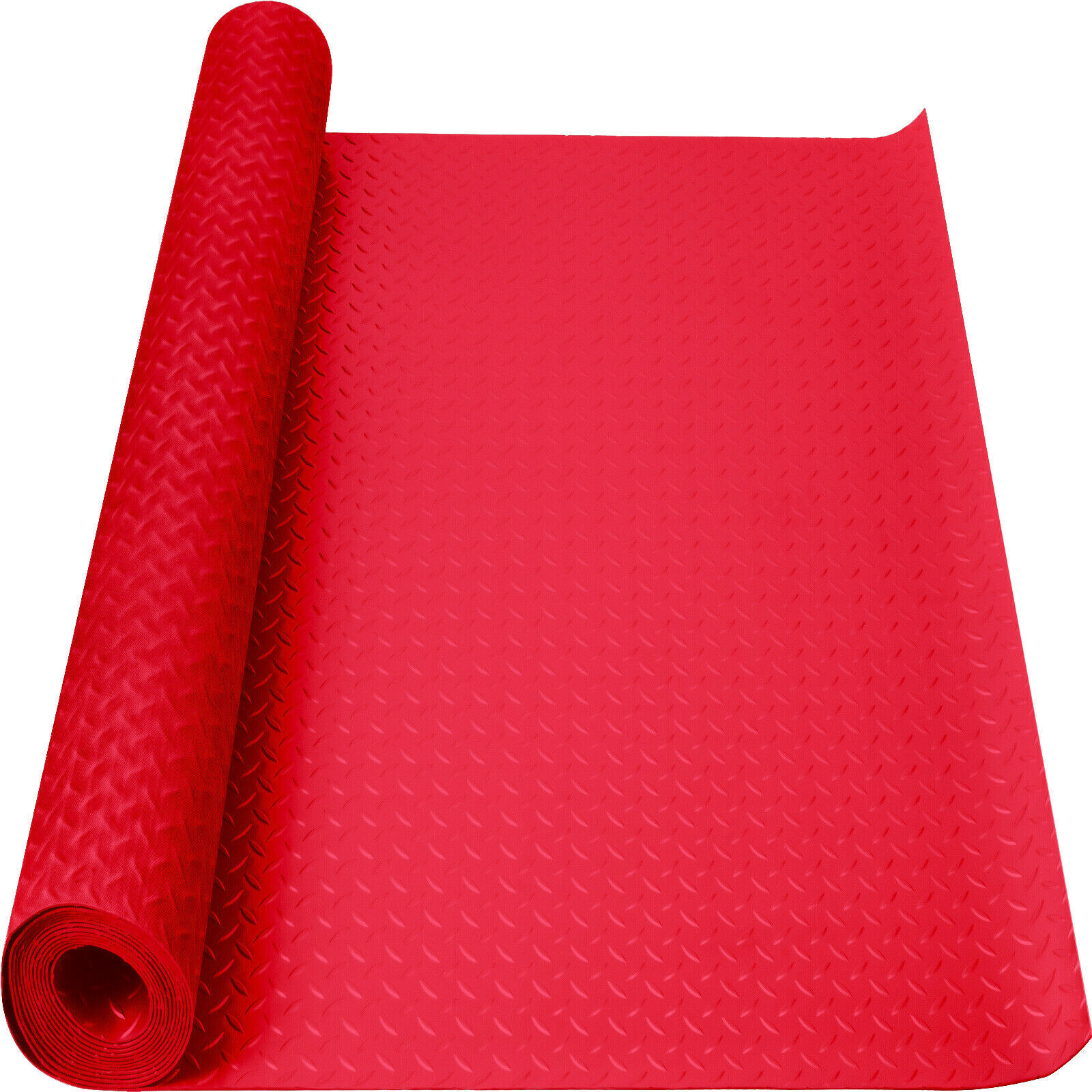Garage Flooring Mat Roll Trailer Floor Protecting Covering Raised Mat Non-Slip