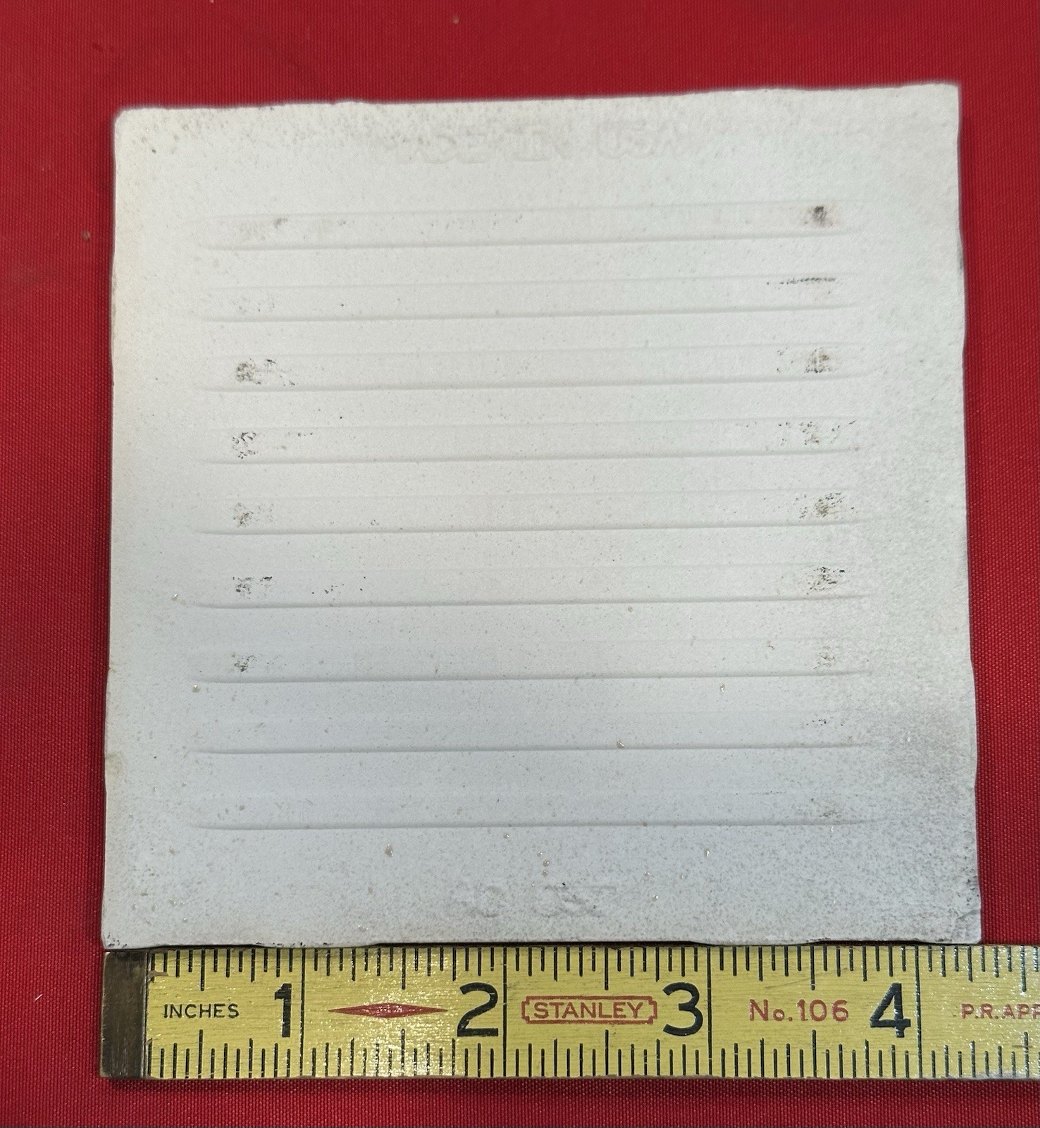 1 pc. Sandalwood by American Olean Co. #35, 4-1/4″ Light Brown, New Old Stock