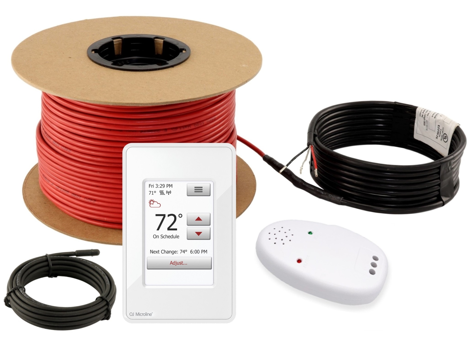 LuxHeat Cable Kit 120v (10-150sqft) Electric Radiant Floor Heating System Tile +