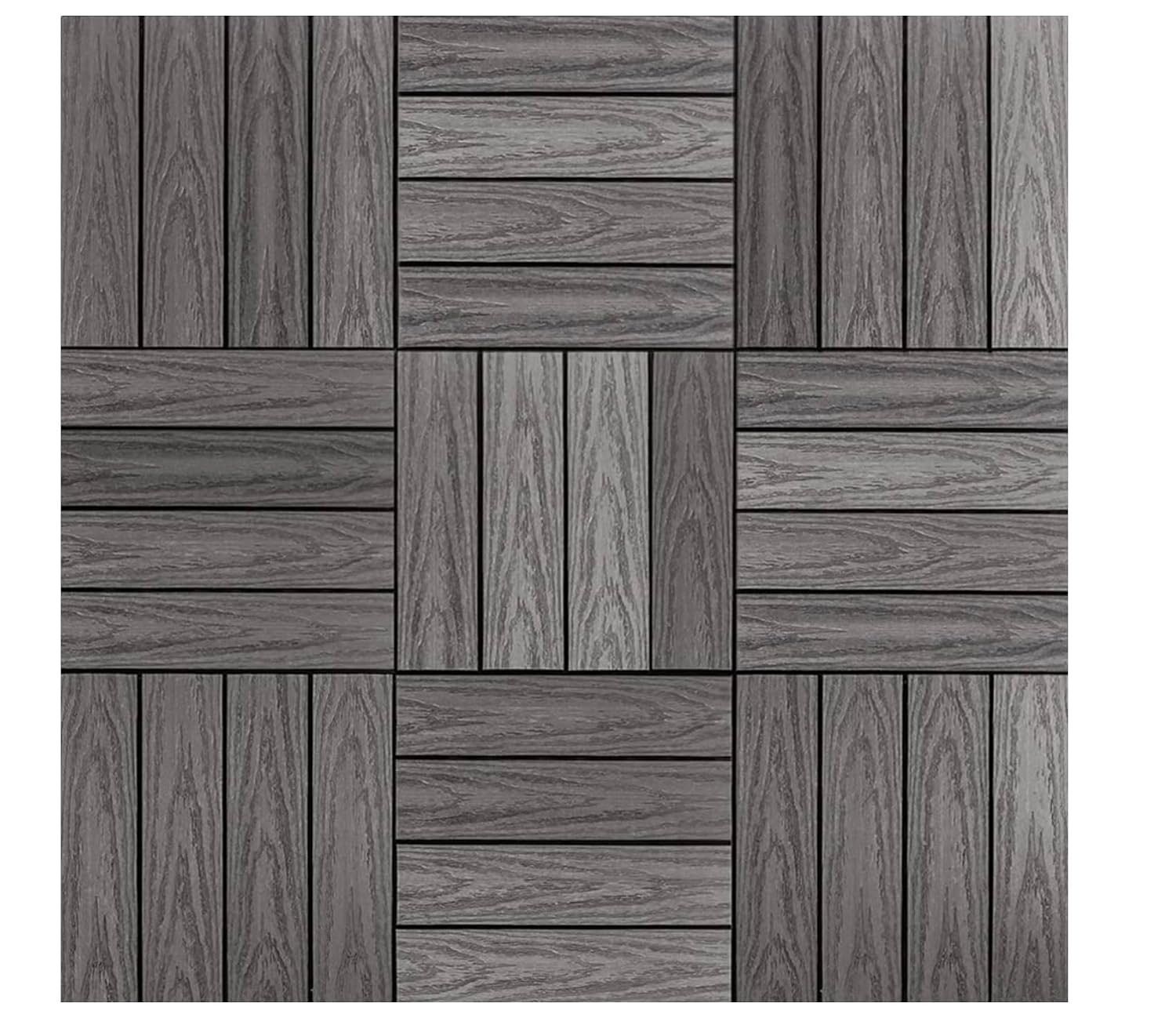 Ultrashield Naturale 1 Ft. X 1 Ft. Composite Deck Tiles | Quick Deck Interlockin
