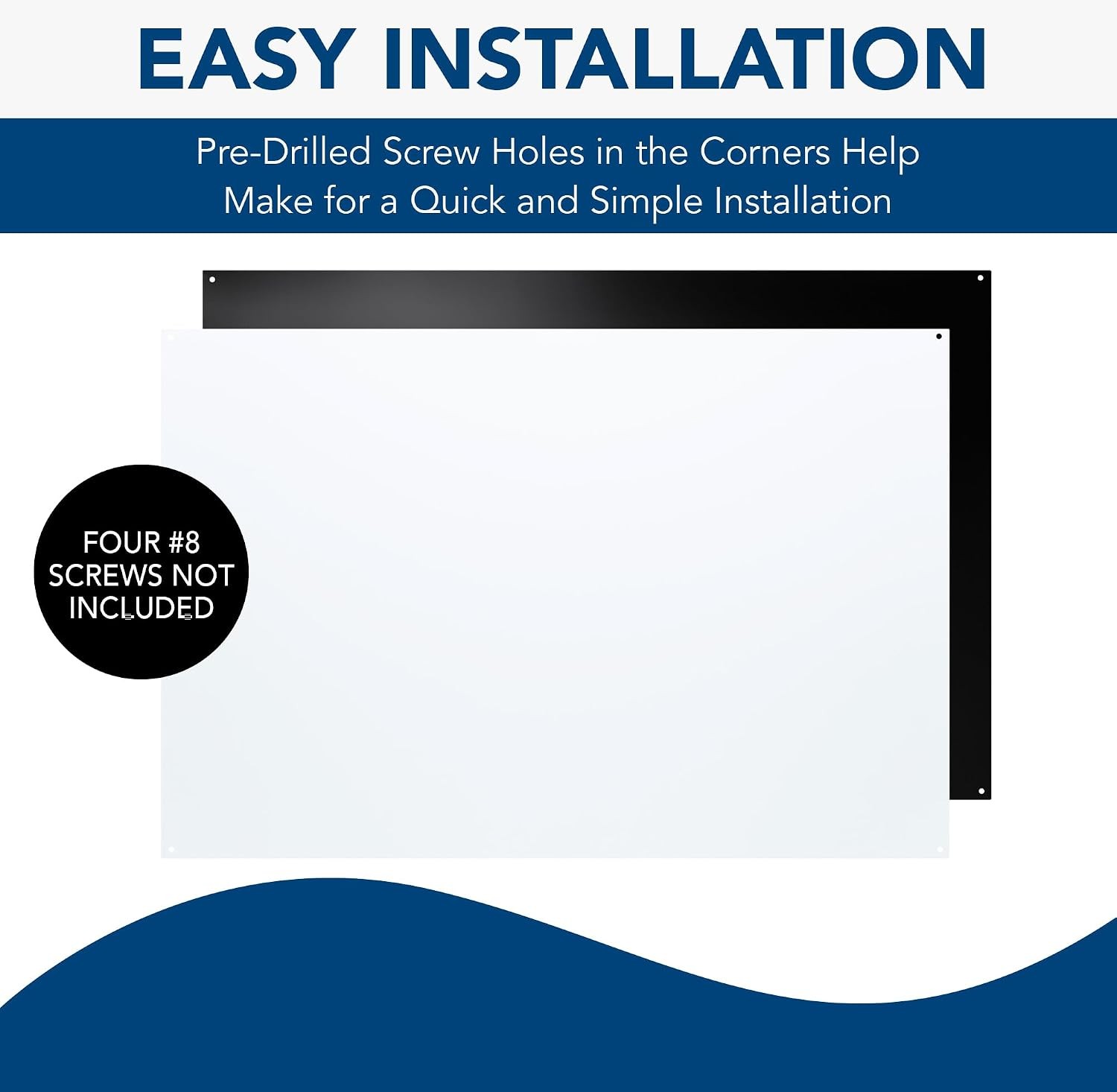 Broan-NuTone, SP300224, Reversible Backsplash Splatter Guard and Cooking Shield,