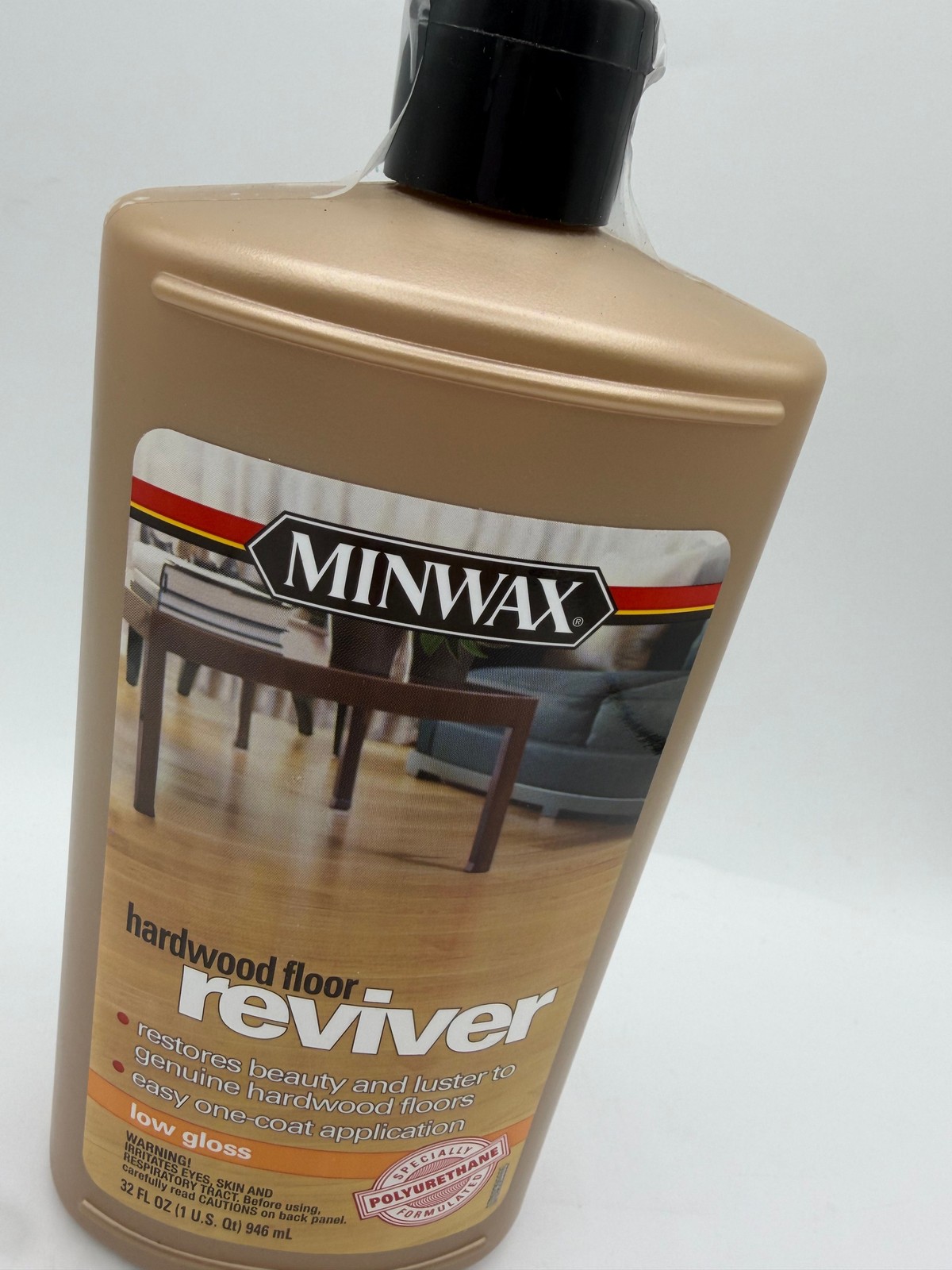 Minwax Hardwood Floor Reviver Low Gloss Polyurethane Finish Restorer 32 oz Bs331