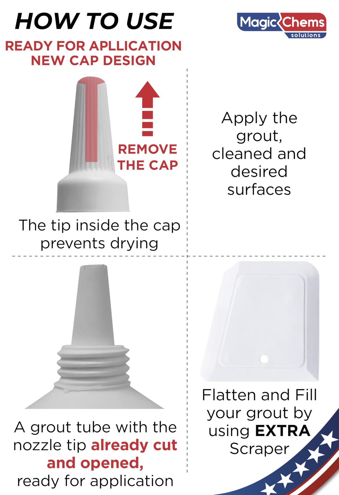 Tile Grout Repair, White 8.8 oz/250gr. Fast Drying Grout Repair Kit, Grout Fi…