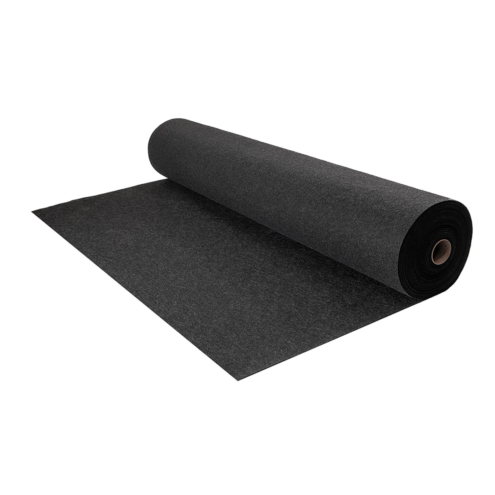 RecPro 8′ Charcoal Felt Liner Roll | 3mm Anti-Slip RV Boat Carpet