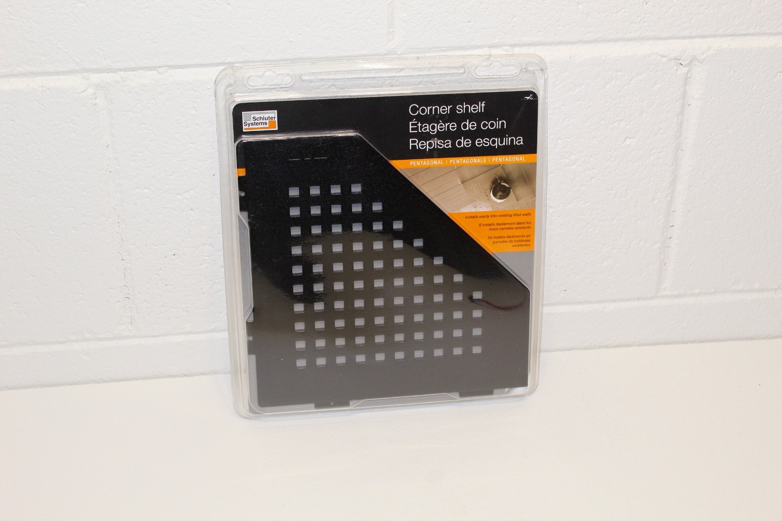 Schluter Systems Shelf Pentagon Corner Matte Black SES2D3MGS